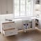 Hardware Resources 35-7/8" Lx20-3/4" Wx10" D Farmhouse/Apron Front 16 Gauge Stainless Steel Single Bowl Sink HA200 - alternate 7